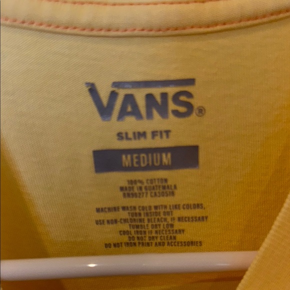 Vans Yellow Graphic T-Shirt - Picture 3 of 3